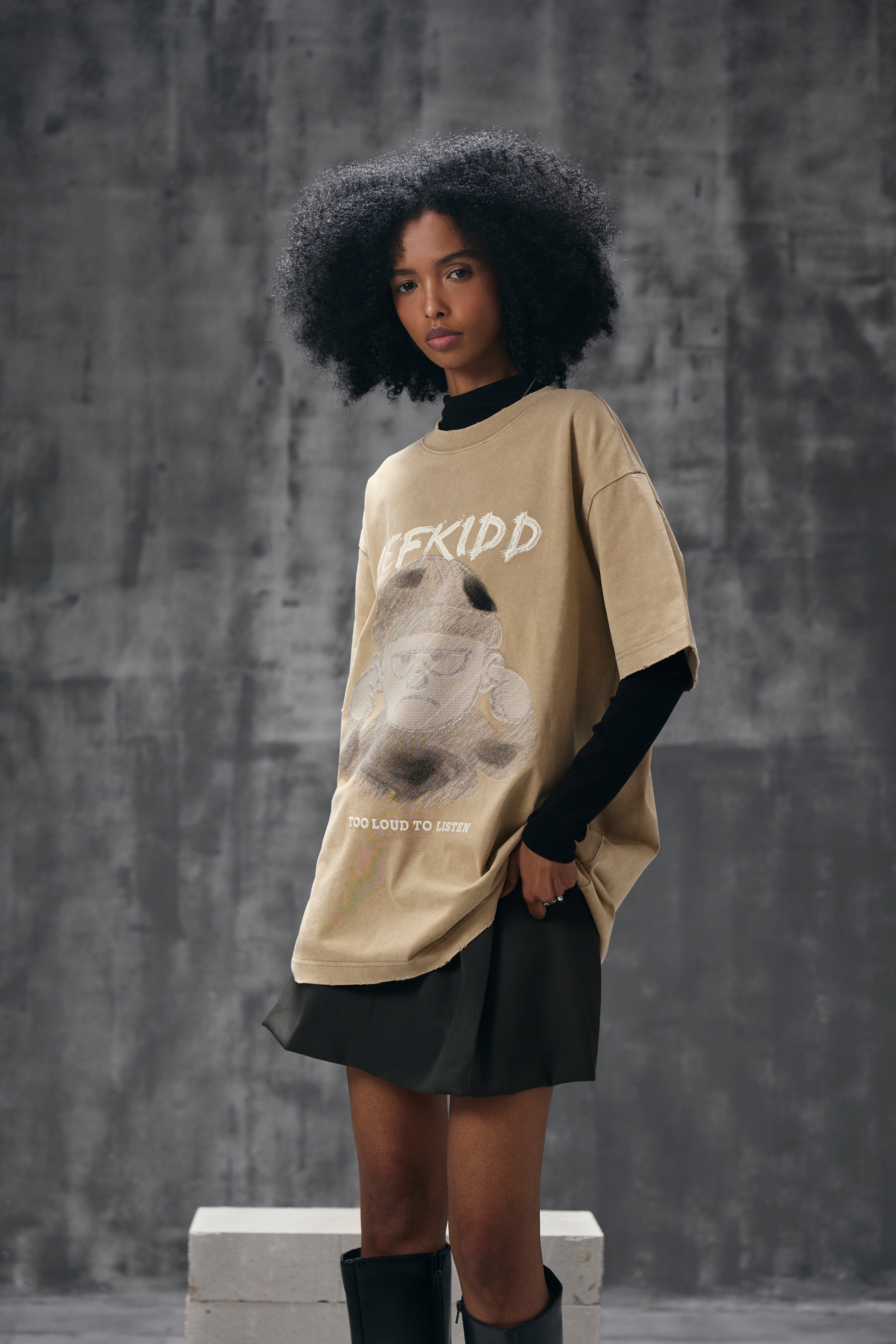 Unbothered Kidd Tee (BEIGE)